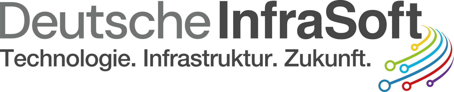Logo der Deutsche InfraSoft - Technologie. Infrastruktur. Zukunft.
